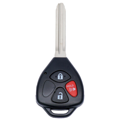 NEW UNCUT KEYLESS REMOTE HEAD FOB TRANSMITTER FOR TOYOTA RAV4 HYQ12BBY DOT CHIP