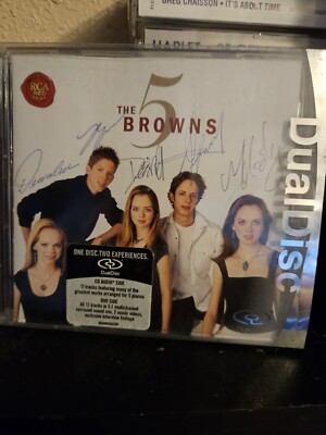 The 5 Browns. Five  Signed Autographed Cd