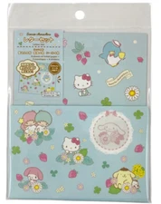 Japanese Stationery Letter Set "SANRIO CARACTERS ver. 2" Daiso Japan