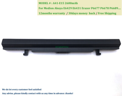 37Wh A41-E15 Battery for Medion Akoya E6430 E6429E6435,for Erazer P6681 P6677