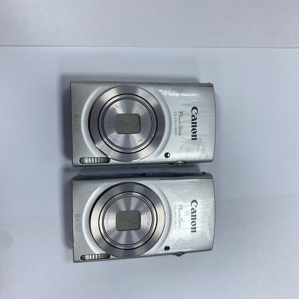 Canon PowerShot ELPH 180 20MP Digital Camera Sliver English language