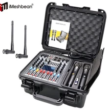 500W 5 Channel Professional Powered Mixer power mixing Amplifier Amp 99DSP USB