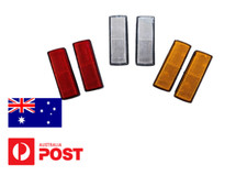 PREMIUM SELF ADHESIVE REFLECTOR RED AMBER WHITE MARKER TRUCK CAR TRAILER 