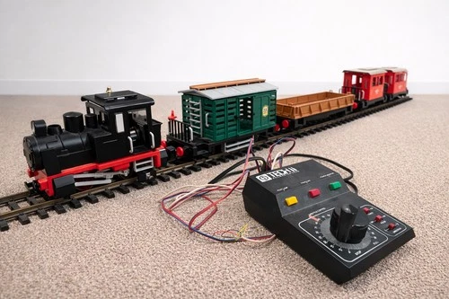 Vintage 1980 Playmobil Western Passenenger Train Set