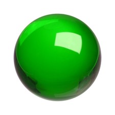 Round Crystal Sphere 60mm 2.4" Decorative Sphere Crystal Ball Green