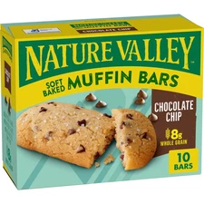 Nature Valley Soft Baked Muffin Bars Chocolate Chip,Snack Bars 10 Bars 12.4.....
