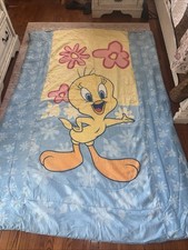 Vintage Y2K Tweety Bird Comforter Looney Tunes Twin Size 2001