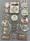 15 Troy Ounces .999 Silver Coins Bars Rounds nice mix L23809