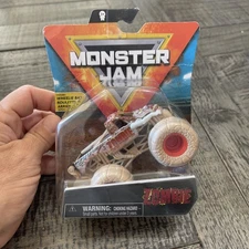 MONSTER JAM "ZOMBIE" with WHEELIE BAR & POSTER NEW MONSTER TRUCK