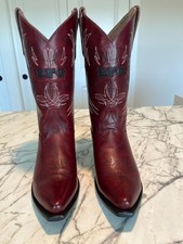 Alvies Bfg 33 Coupe Cowboy Boots Maroonburgundy