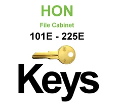 Hon File Cabinet keys / Select your key code / Series 101E-225E