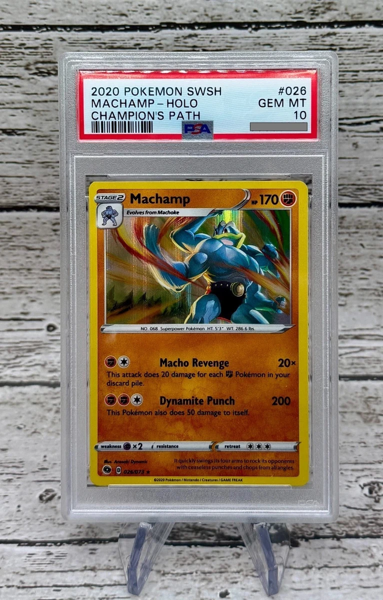 Machamp Pokémon TCG Professional Sports Authenticator (PSA) Grade