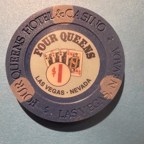 Four Queens Hotel & Casino $1 Casino Chip Las Vegas Collectible Gaming Token