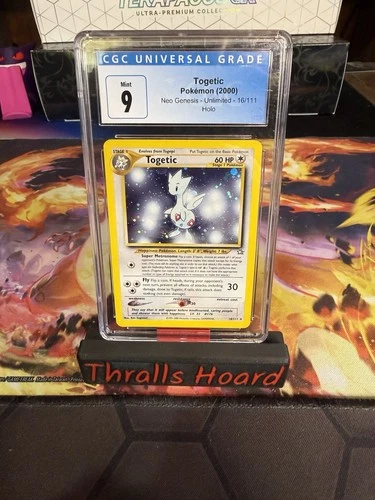 Togetic Neo Genesis Holo 16/111 Cgc 9 Mint