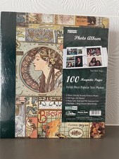 Pioneer Magnetic Self-Stick 3-Ring Photo Album 100 Pages 50 Sheets , NEW