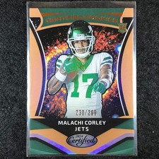 2024 Certified Football MALACHI CORLEY Certified Rookies Bronze 230/299 #16