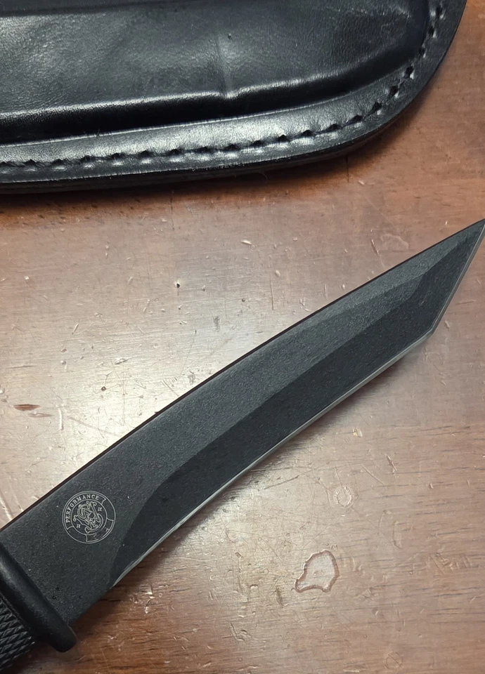 VINTAGE SMITH & WESSON SPECIAL OPS PERFORMANCE CENTER TACTICAL TANTO BOOT KNIFE - Image 3 of 4