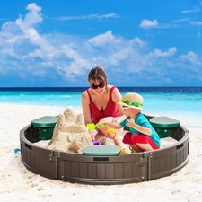 Plastic Sandbox with Cover and Easy Sharing