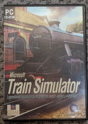 Microsoft Train Simulator (PC, 2001) Game SPANISH VERSION