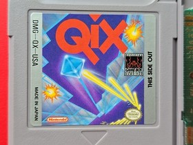 Qix Game Boy Original Nintendo GB Puzzle Authentic NES 8 Bit Classic Nice Cond.
