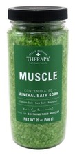 Village Nat. Mineral Bath Soak Muscle Eucalyptus Mint 20 Ounce