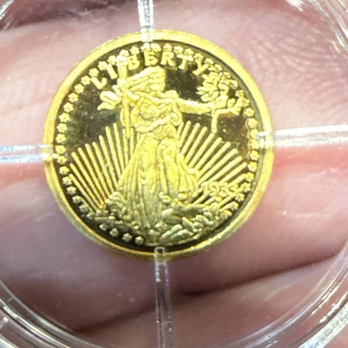 2003 American Mint 1933 Double Eagle .585 Gold .5 Gram Coin