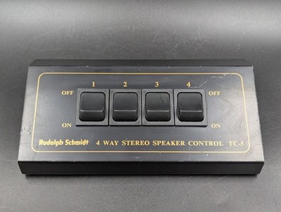 Rudolph Schmidt 4-Wege Stereo Lautsprecher Steuerung TX-5 - Ungetestet