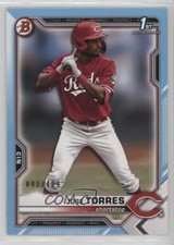 2021 Bowman Draft Sky Blue 43/499 Jose Torres #BD-125 14mx