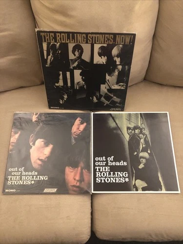 The Rolling Stones Mono LP Lot Now!, Out Of Our Heads (US & UK) Rare