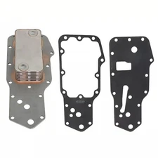 3Pcs Oil Cooler Replacement w/ Gaskets For Dodge Cummins 5.9L 6B 6BT 1989-1997