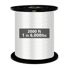 6000Lbs Mule Tape 2000ft X 1’’ Polyester Mule Webbing for Wire & Cable Conduit
