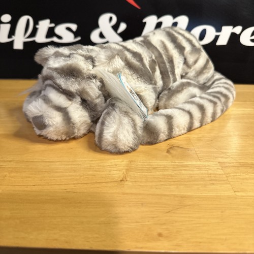 NWT Jellycat Little Sacha Snow Tiger Plush Stuffed Toy 11" Authentic HTF