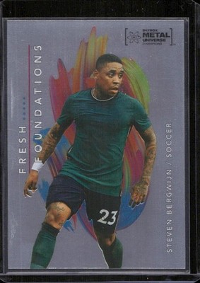Steven Bergwijn 2022 SkyBox Metal Universe Champions #FF16 Fresh Foundations