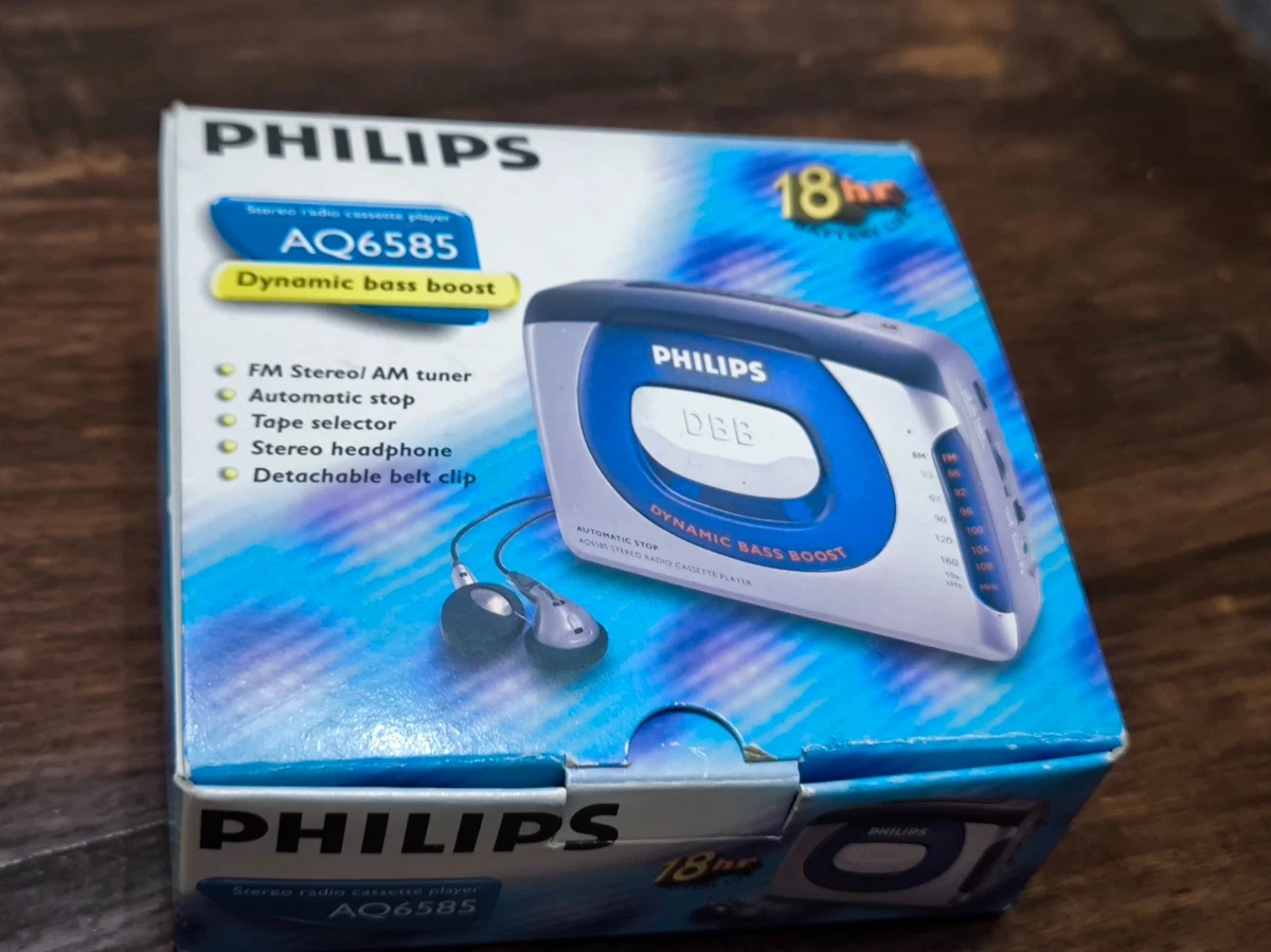 WALKMAN / LECTEUR cassette PHILIPS, D6501, vintage 1988, FONCTIONNE !!! EUR 11,59 - FR