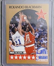 Rolando Blackman Dallas Mavericks 1990-91 NBA Hoops #14 All Star Weekend