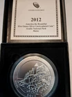 2012-P ATB Acadia National Park 5 Oz .999 Burnished Silver Coin Mintage: 14,978