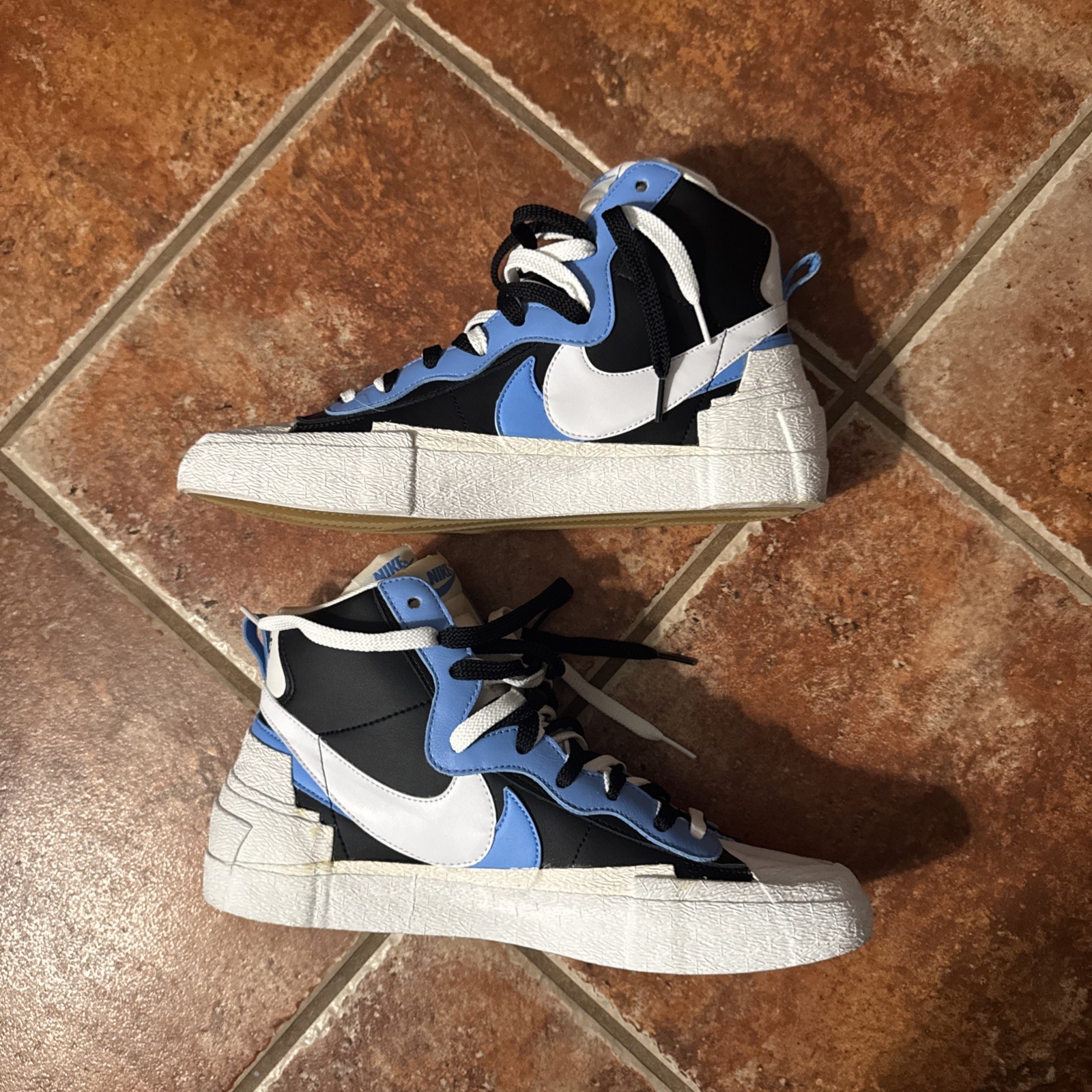 SACAI X NIKE Taglia 11 5 Blazer Nike sacai x Mid Nero Blu