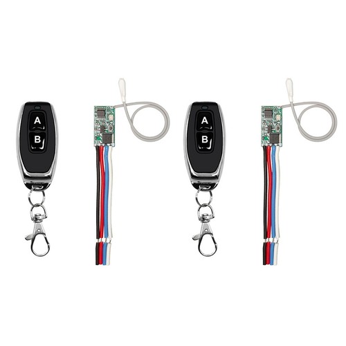 3X(2 Sets 433.92Mhz Remote Control Module DC 3.6V-24V Relay ...