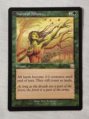 NM Natural Affinity Mercadian Masques Mtg Magic the Gathering