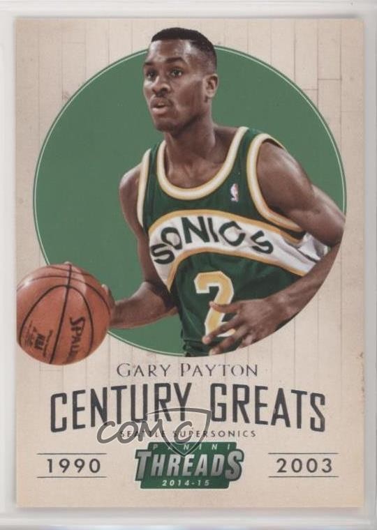 2014-15 Panini Threads Century Greats Gary Payton #16 HOF 05lu