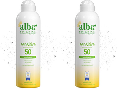 Sensitive Sunscreen Spray for Face and Body, Fragrance-Free, Broad Spectrum SPF