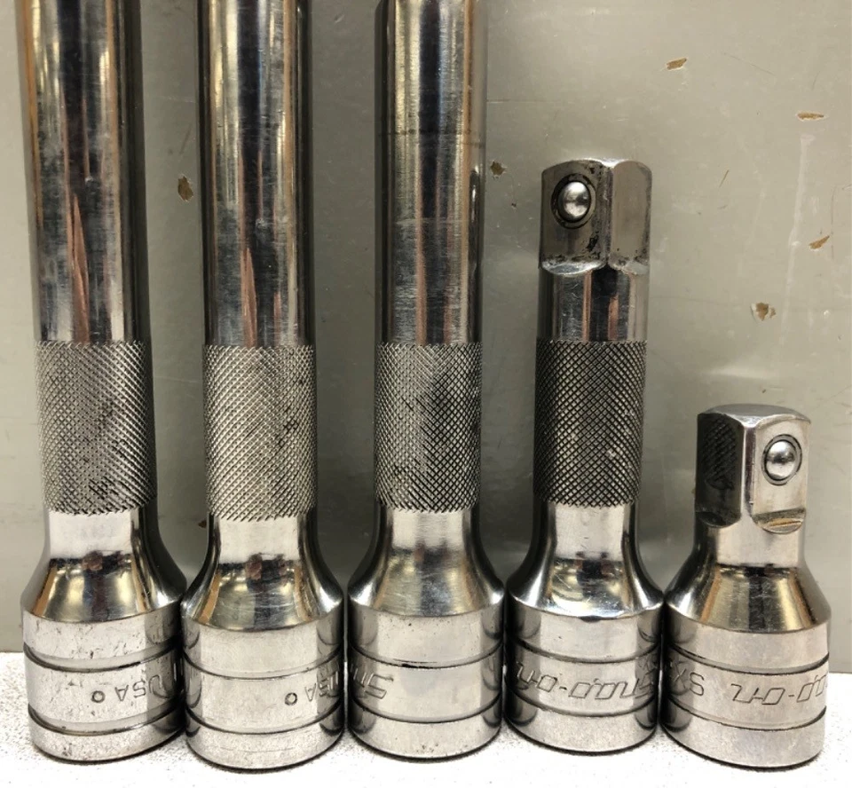 Snap-On 1/2" Drive Extension 5pc Set SXK11, SXK8, SXK5, SXK3, SX2 - Image 2 of 4