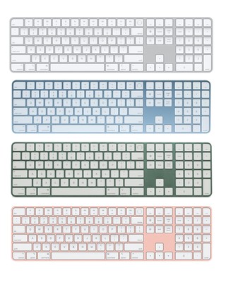 Apple Magic Keyboard with Touch ID & Numeric Keypad A2449 + Cable MK2C3LL/A
