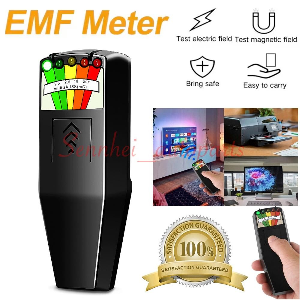 Magnetic Field Detector K2 EMF Meter KII Ghost Hunting Paranormal Equipment BLK