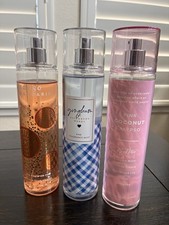 Bath & Body Works 8oz Mist 3pk Gingham Pink C...