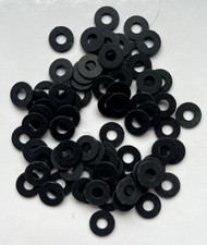 2- M3 Black Fibre Washers 8.6mm O/D X 3.5mm I/D X 1.5mm Thk
