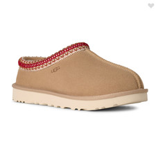 NEW UGG Women's Tasman II Slipper - Sand / Dark Cherry