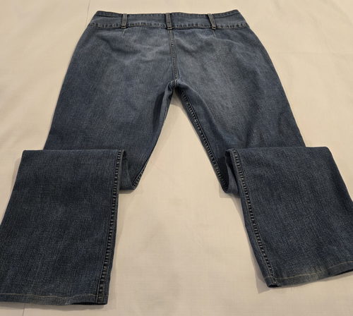 Levi Strauss Signature Stretch women's Snap Zip Denim Jeans No Back Pockets 12 - Picture 6 of 10