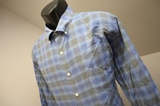 Peter Millar Casual Button Up Dress Shirt Plaid Long Sleeve Mens Size XL