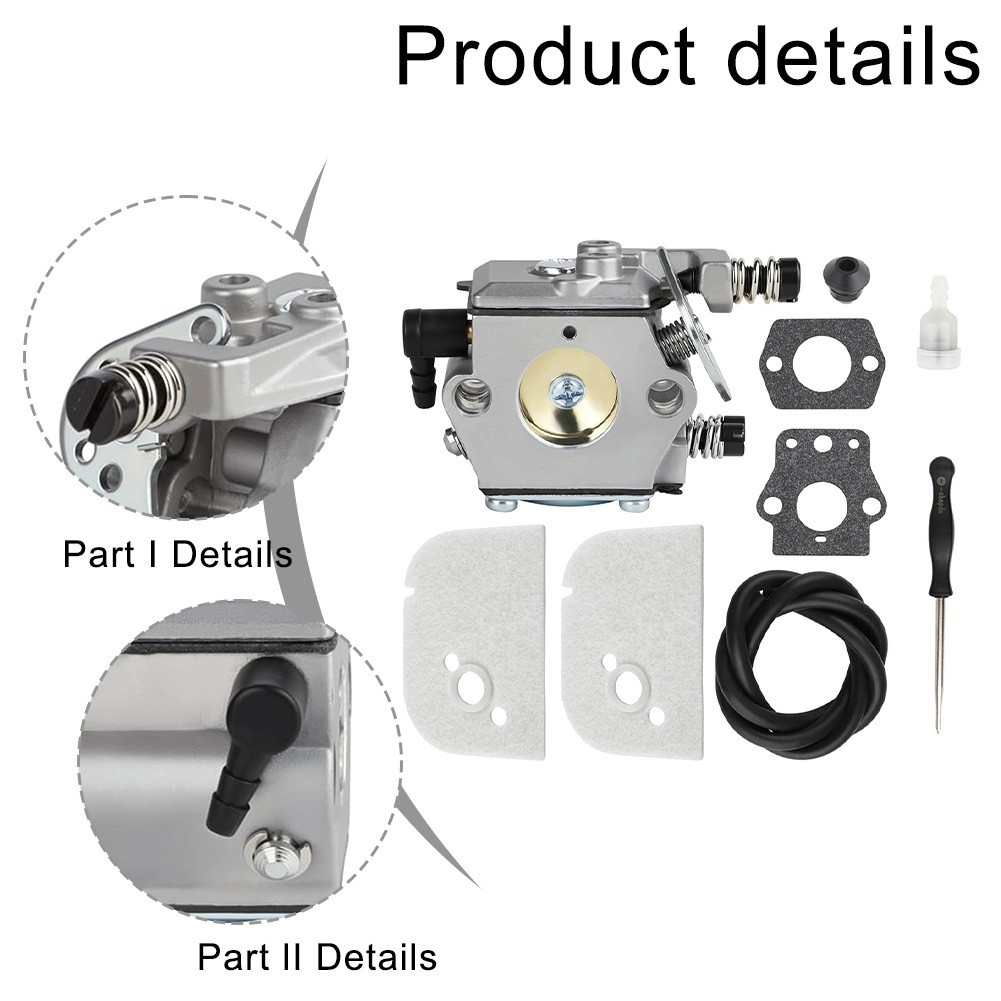 Complete Carburetor Kit for 009 010 011 012 Chainsaws Includes Tune Up Parts